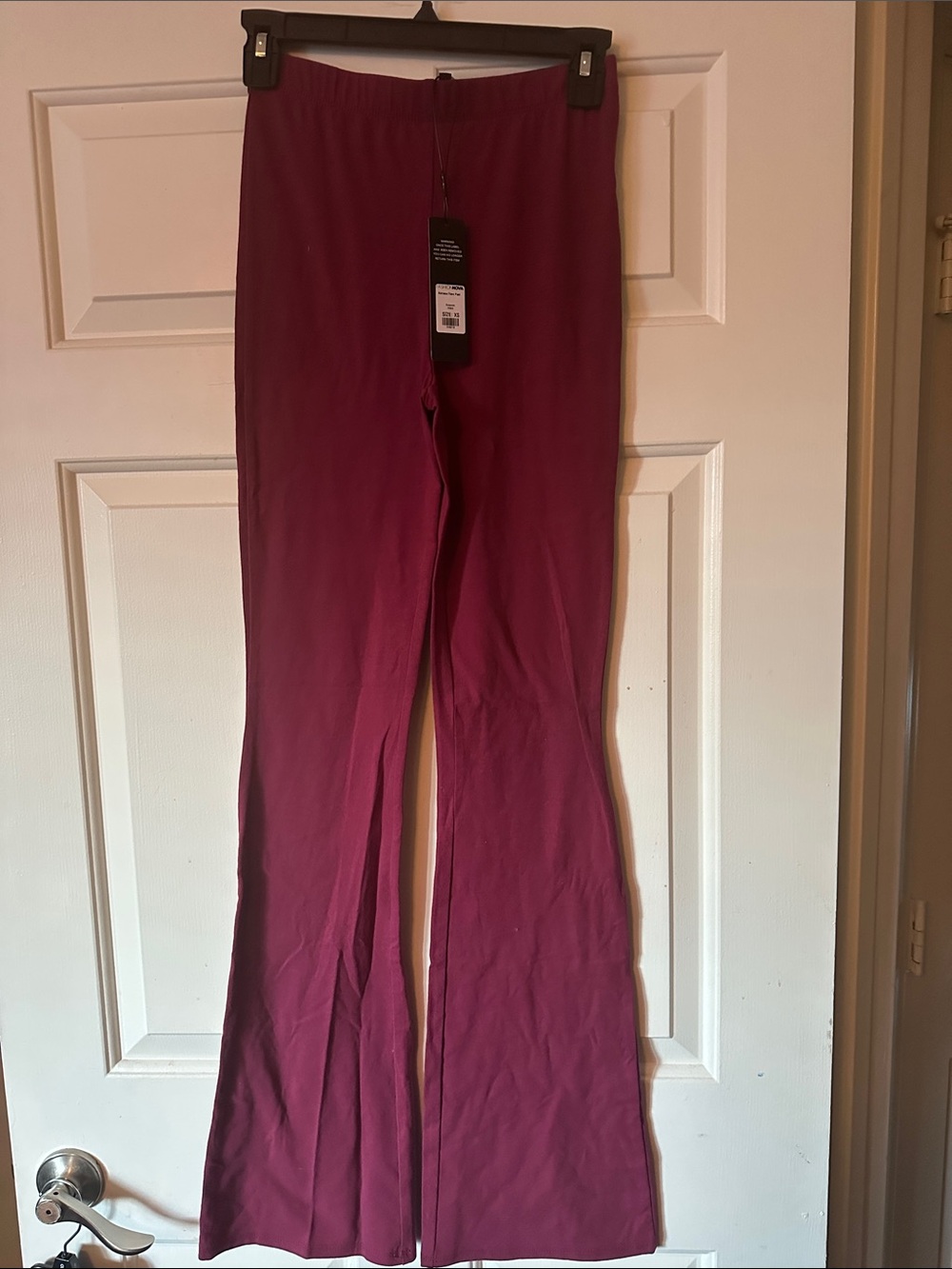 Plum Flare Leggings - Soft Stretch Bottoms